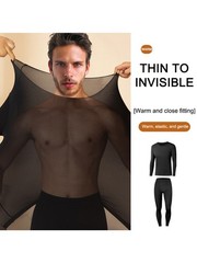 Men s Thermal Underwear, Breathable Slim Fit Thin Base Layer