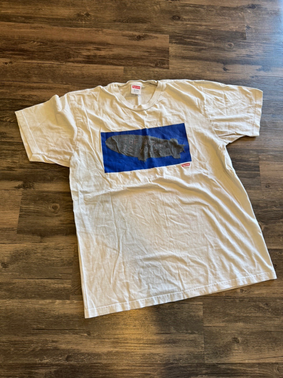 Supreme Scarface Blimp Tee The World Is Yours Shirt Men's Large Made In USA gallery