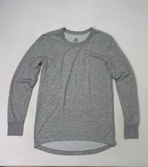Coldpruf Merino Wool Shirt Men Large Gray Two Layer Prep Base Hike Outdoors Trek
