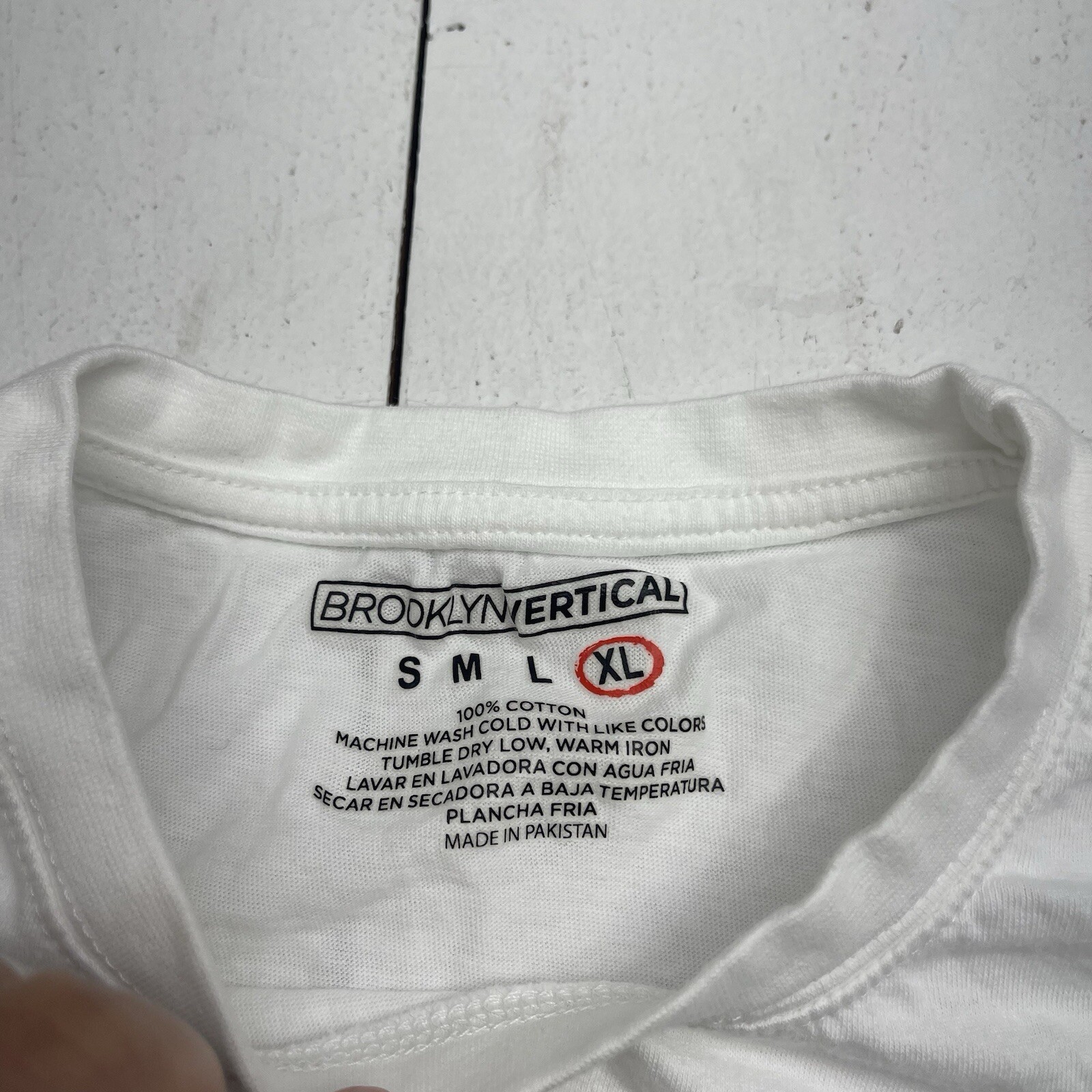 Brooklyn Vertical White Good Things Take Time T Shirt Mens Size XL gallery