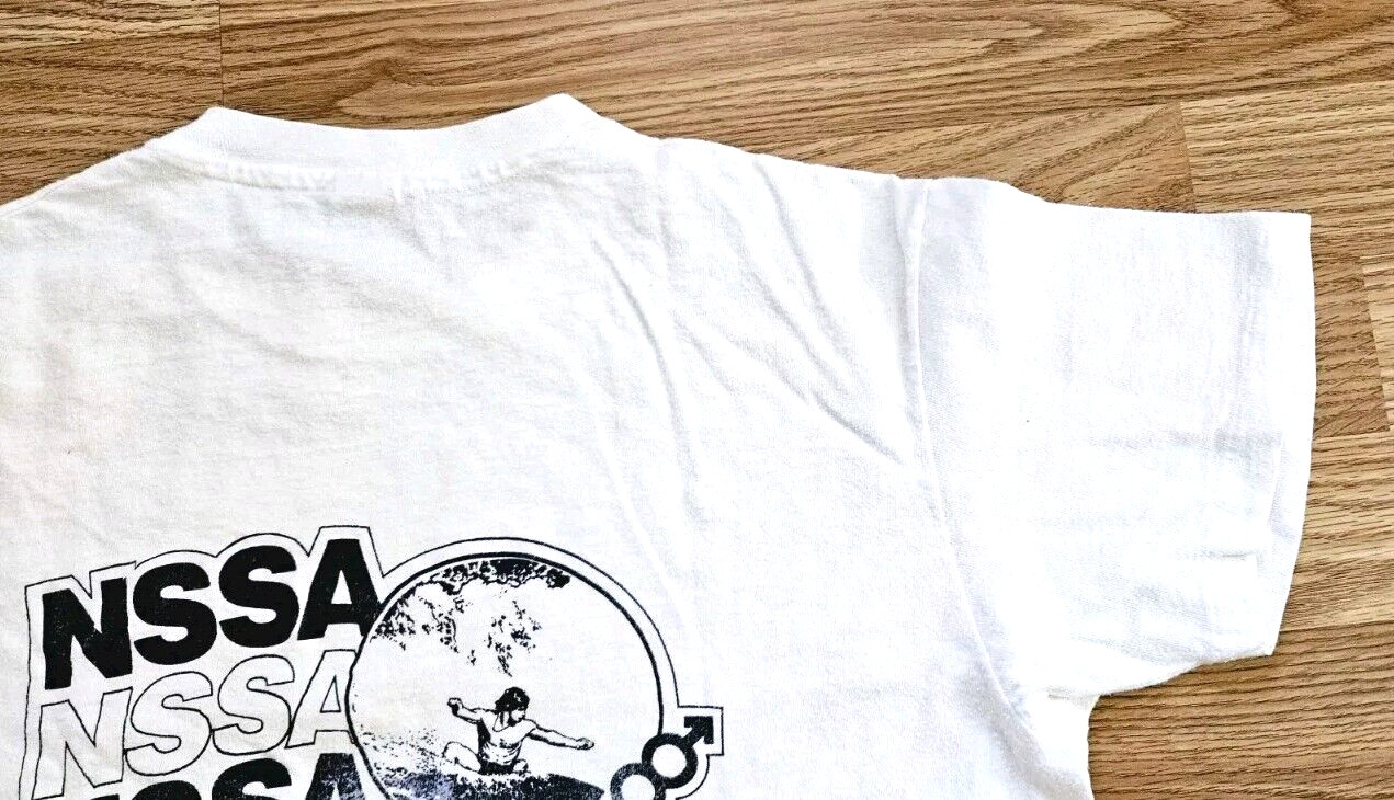 Rare Vintage 70s NSSA Surfing Competition T-Shirt Golden Breed Large Surf Skate gallery