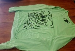 🌈 Vintage Authentic Keith Haring Andy Warhol Pop Art Andy Mouse Shirt Rare!!
