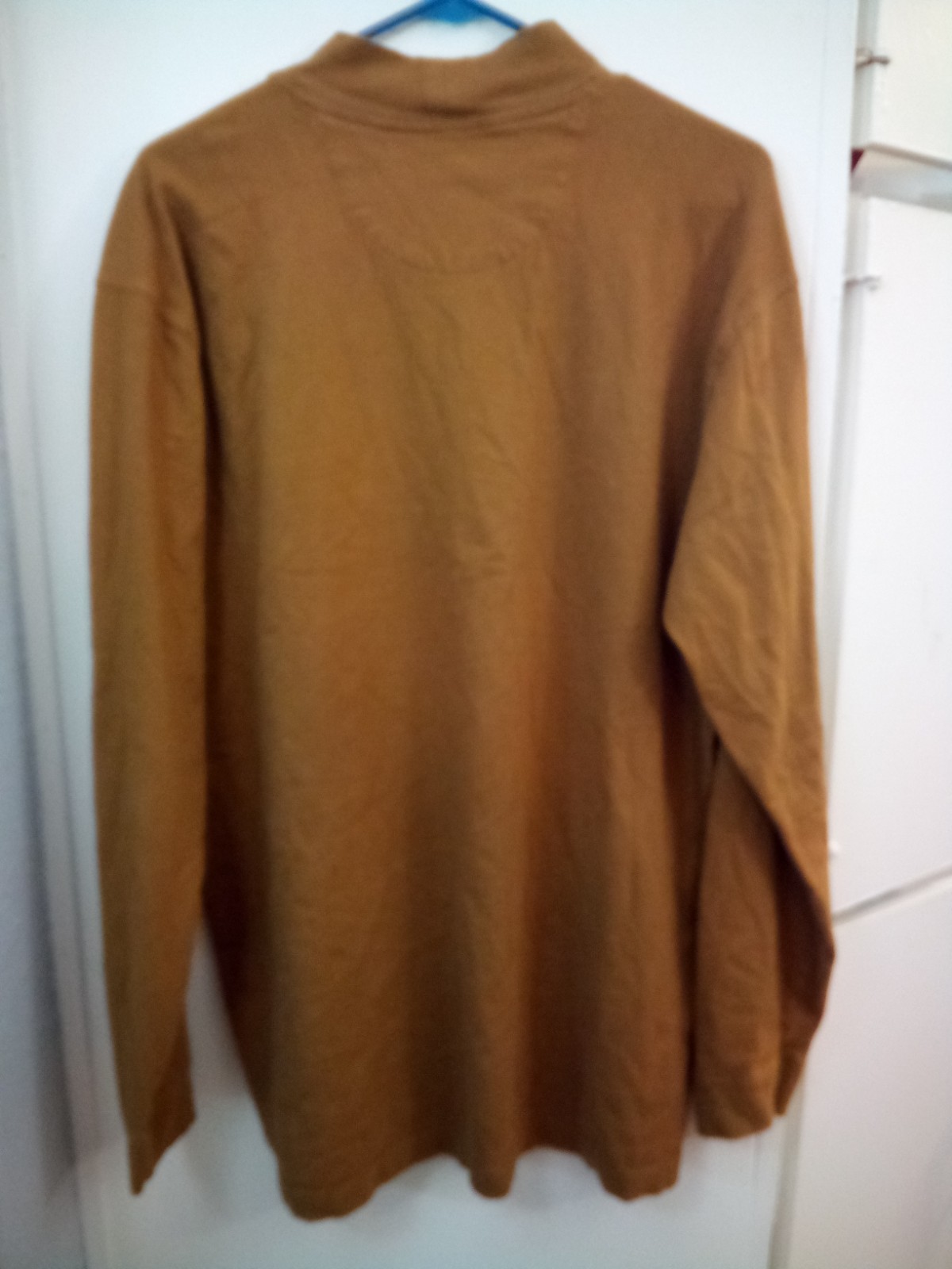 Duluth Trading Co Mens Mock Neck Long Sleeve Shirt M Sandstone gallery
