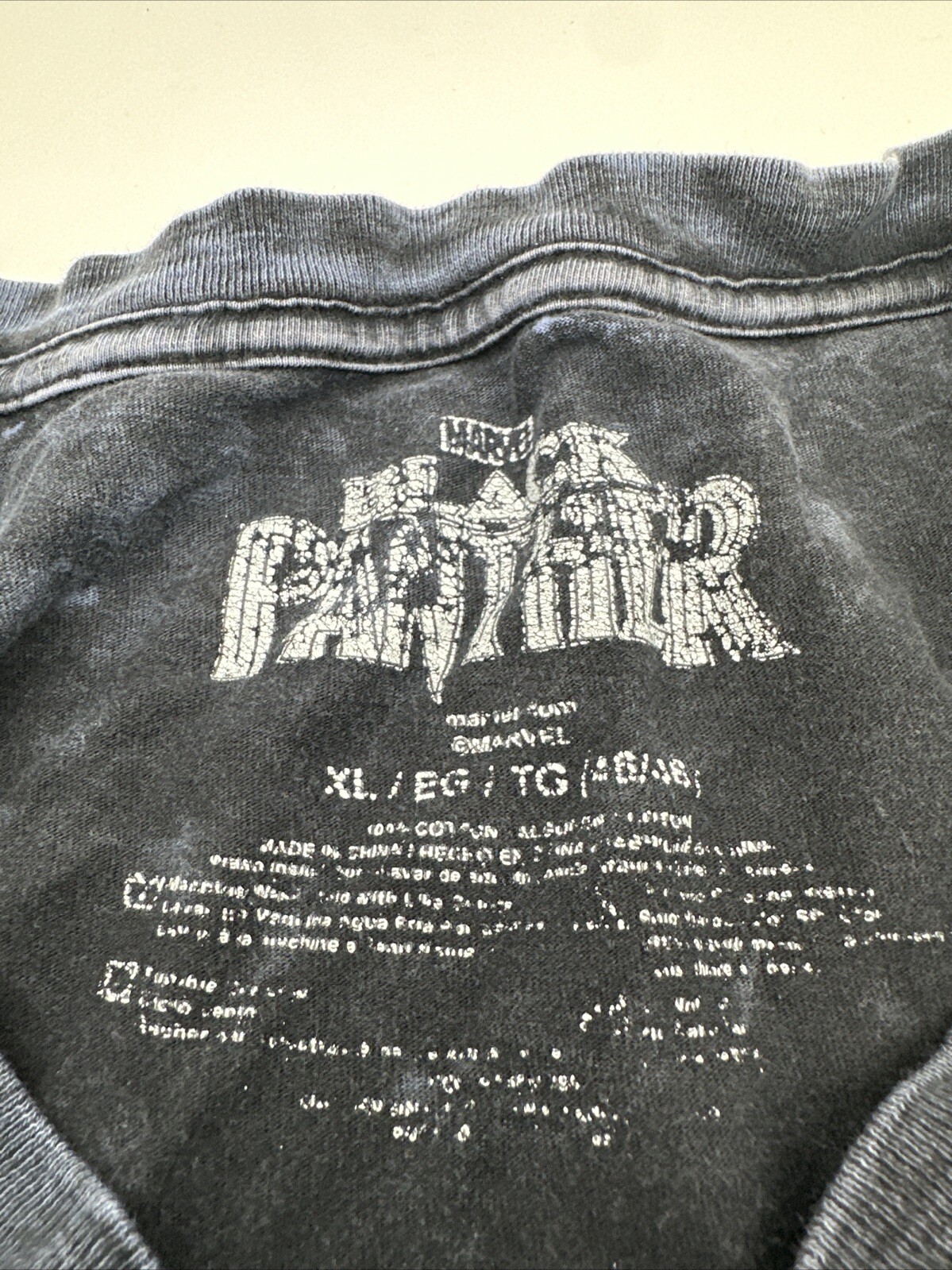 Marvel Black Panther T-Shirt Men X-Large Gray Graphic Print ..#19975 gallery