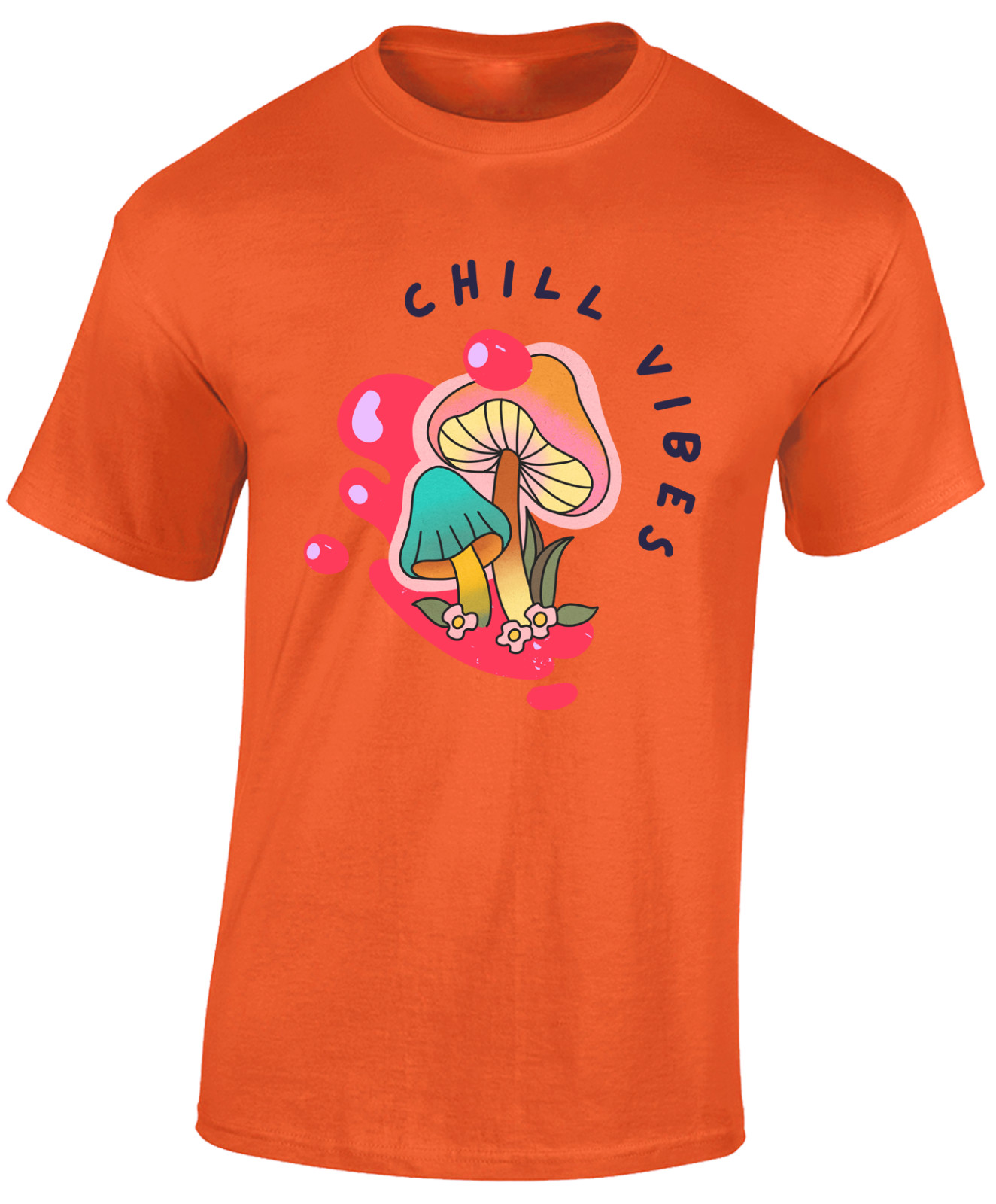CHILL VIBES MENS T SHIRT FUNNY SUMMER HOLIDAY CLOTHING CASUAL NICE TOP gallery