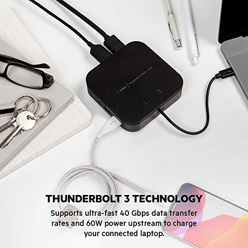 BELKIN THUNDERBOLT 3 DOCK CORE WITH THUNDERBOLT 3 CABLE F4U1100 – Black