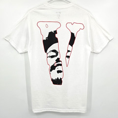 Official The Weeknd x Vlone After Hours Blood Drip T-Shirt White Tee Men’s Large