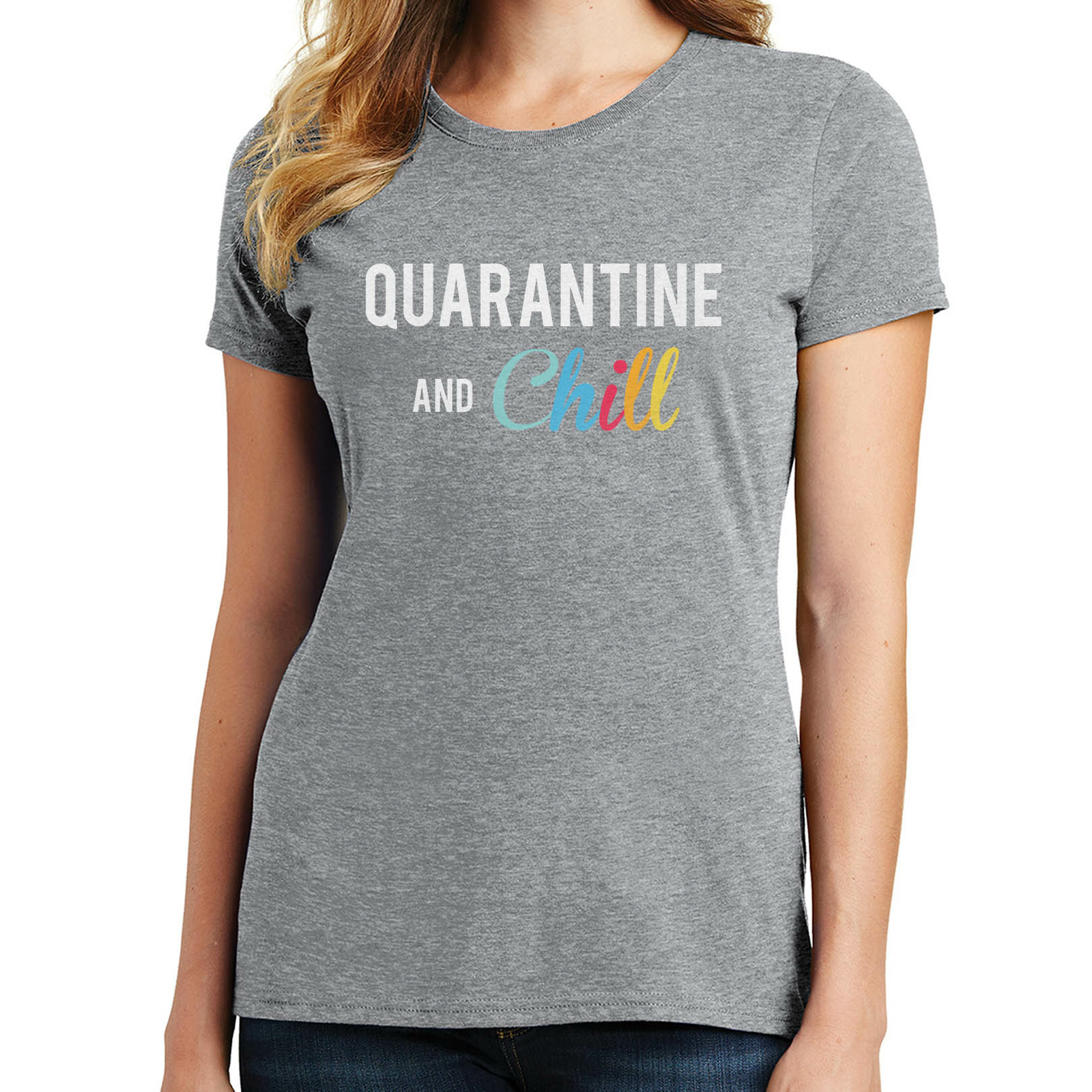 Quarantine and Chill T Shirt 02701 gallery