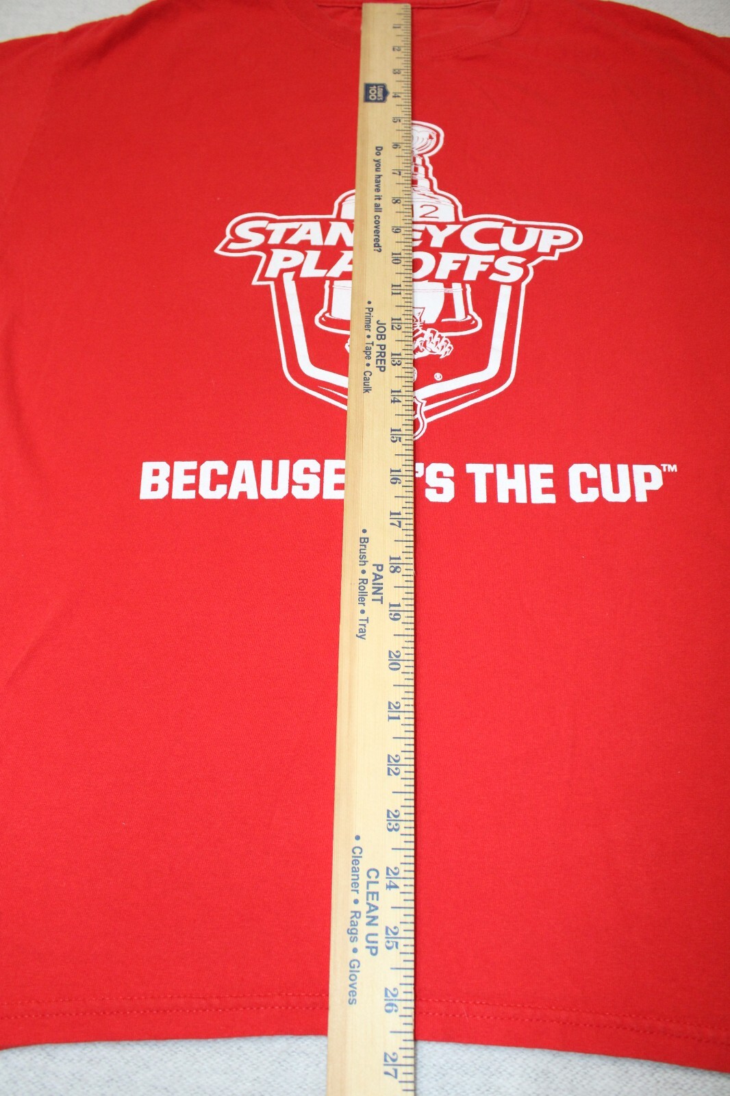 2012 Stanley Cup Playoffs Mens Large NHL Hockey Shirt Red White Graphic Tee gallery