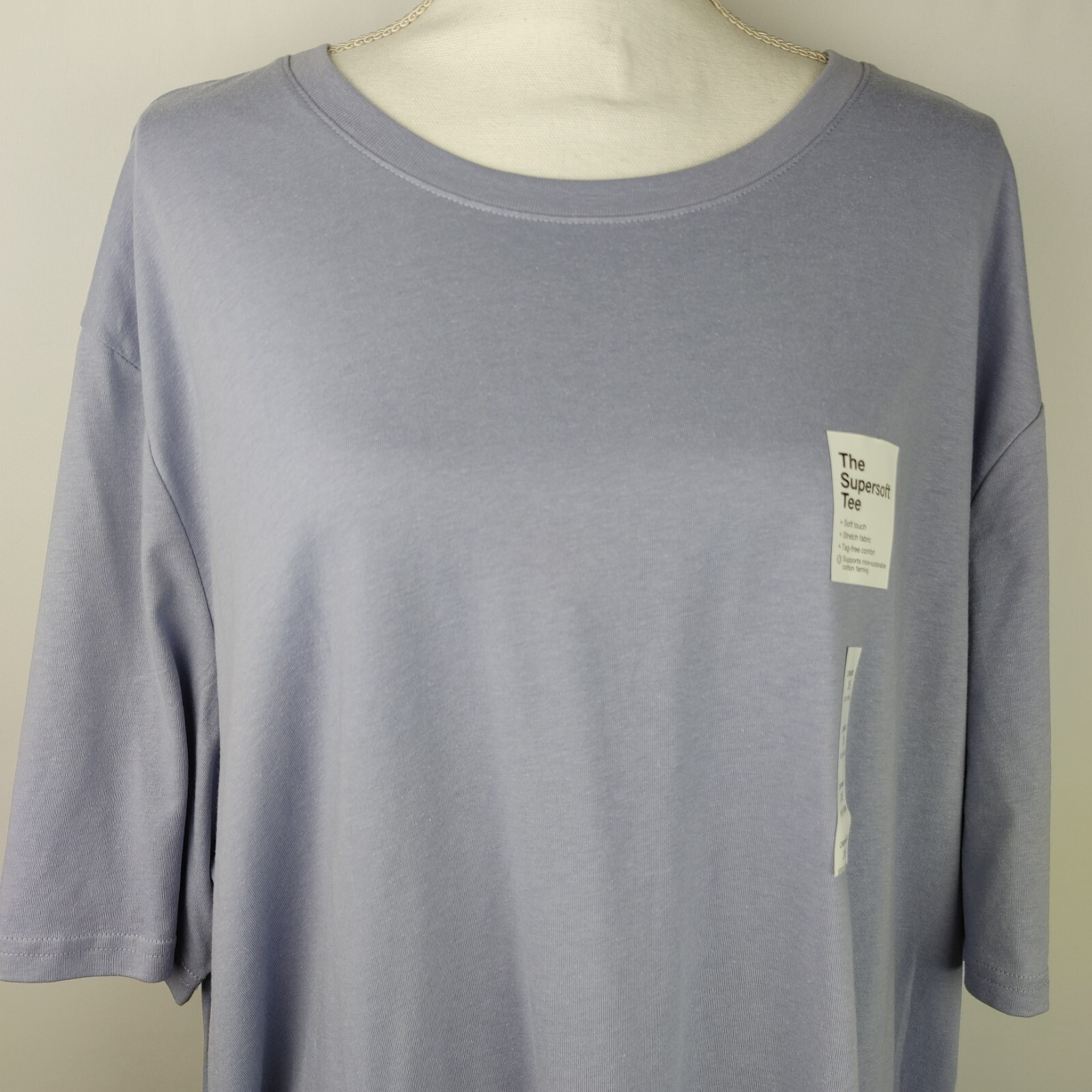 Mens Sonoma GFL 3XB Big & Tall Short Sleeve T-shirt, Purple, Cotton/Poly Blend