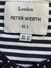 Peter Werth London Men’s Bridger Tee Black Polka Dots XL
