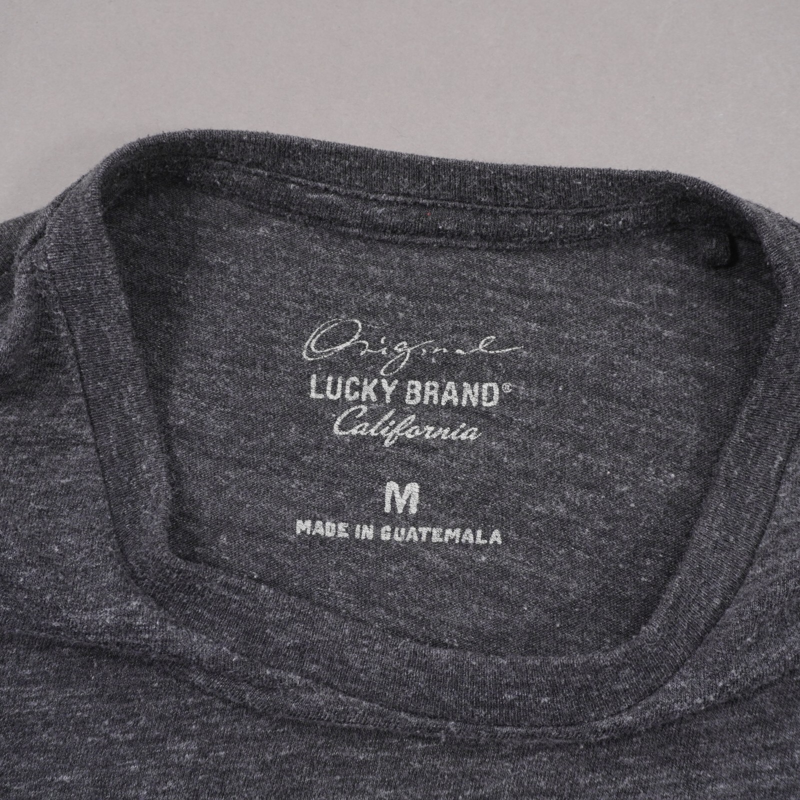 Lucky Brand Tarantula Juice 130 Proof Whisky Mens Medium Charcoal Gray T Shirt gallery