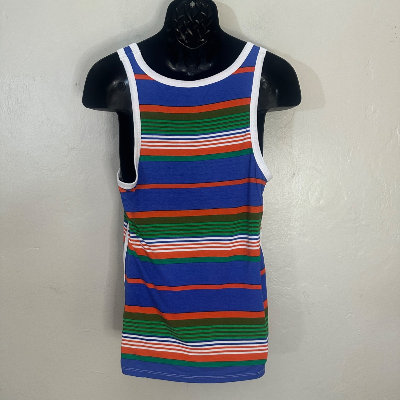 Pistol Pete Striped Tank Top XL Gently worn 95% polyester/5% spandex 20" armpits gallery