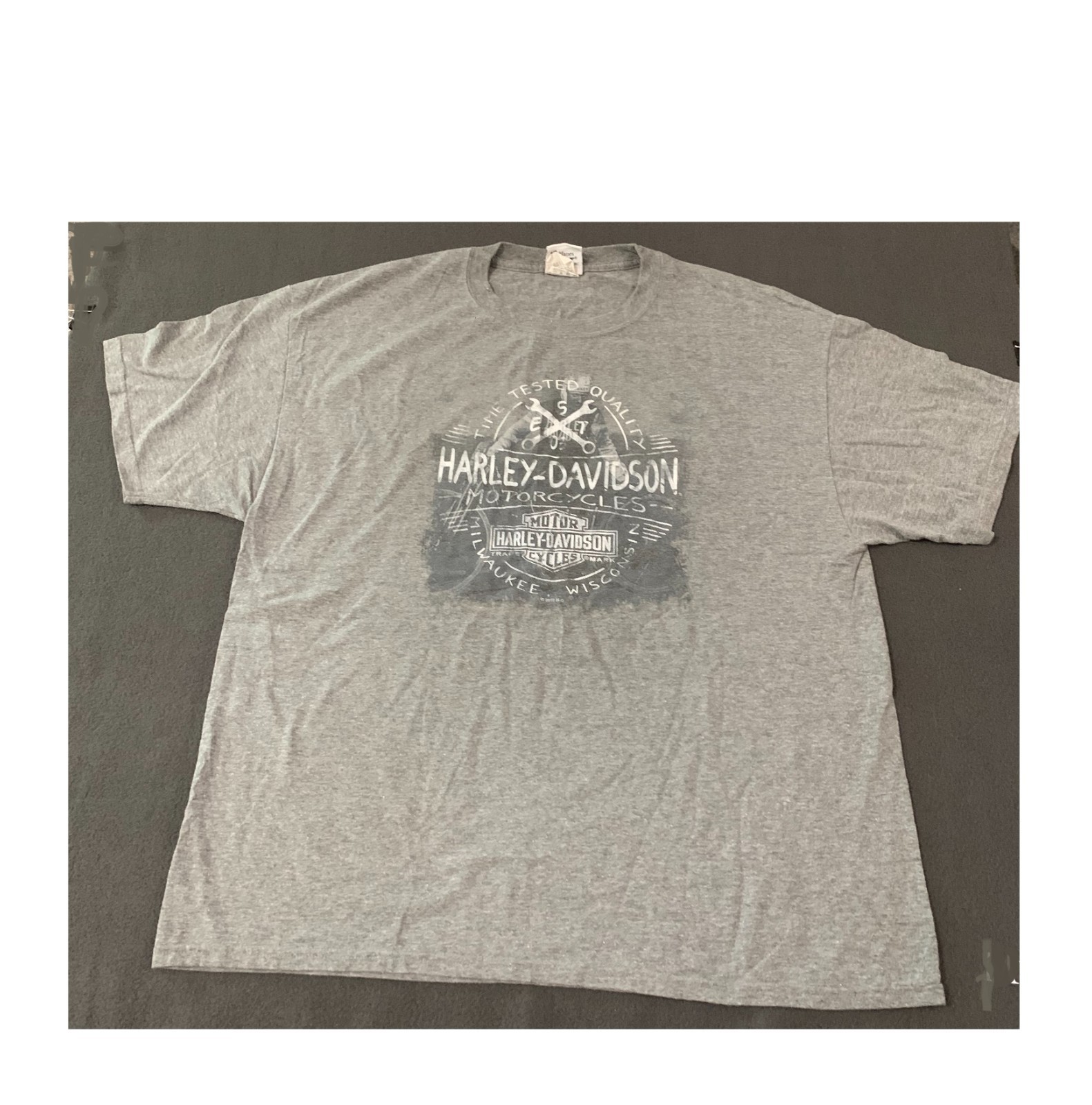 HARLEY-DAVIDSON MOTOR CYCLES "LUMBER JACK" TEE SHIRT UNISEX SIZE XL gallery