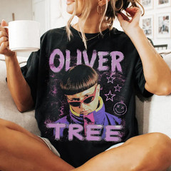 Oliver Tree Shirt Retro Y2K Graphic Tee Vintage Music Fan Alternative Shirt