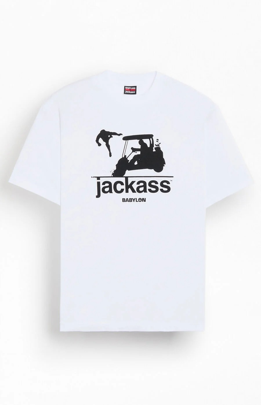 Babylon Jackass Golf Cart Short Sleeve Tee Size M ~ MEDIUM Brand New in the Bag gallery