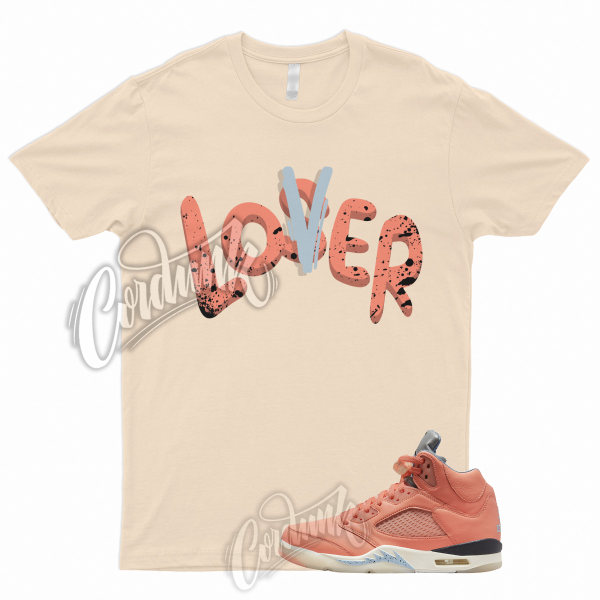 LO T for 5 Crimson Bliss Leche Blue Sail Shirt To Match 5 Coral Jordan gallery