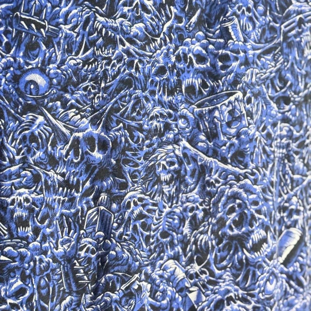 Lurking Class blue all over print gore tee Size L gallery
