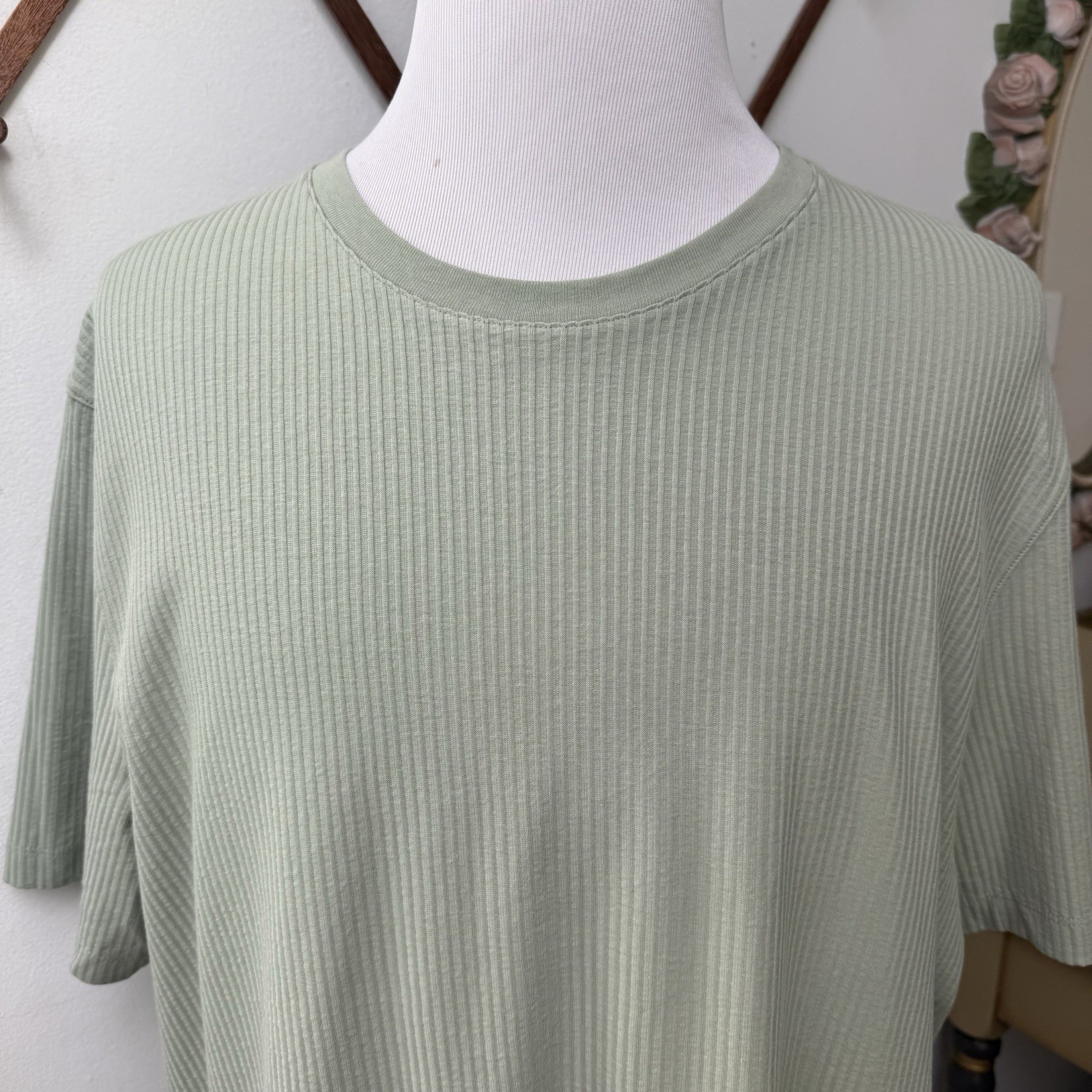 Ted Baker London Ribbed T-Shirt Regular Fit Size 7 US XXXL gallery