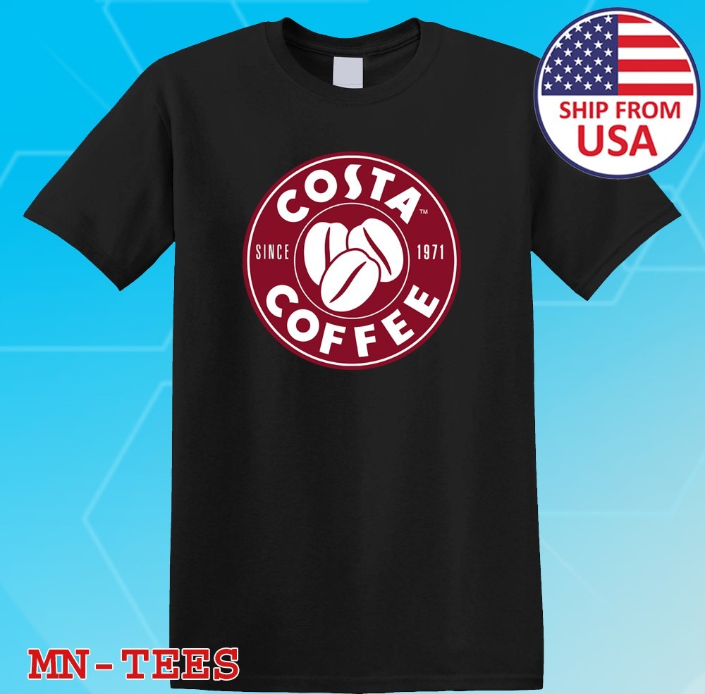 Costa Coffee Shop Black Size S-5XL