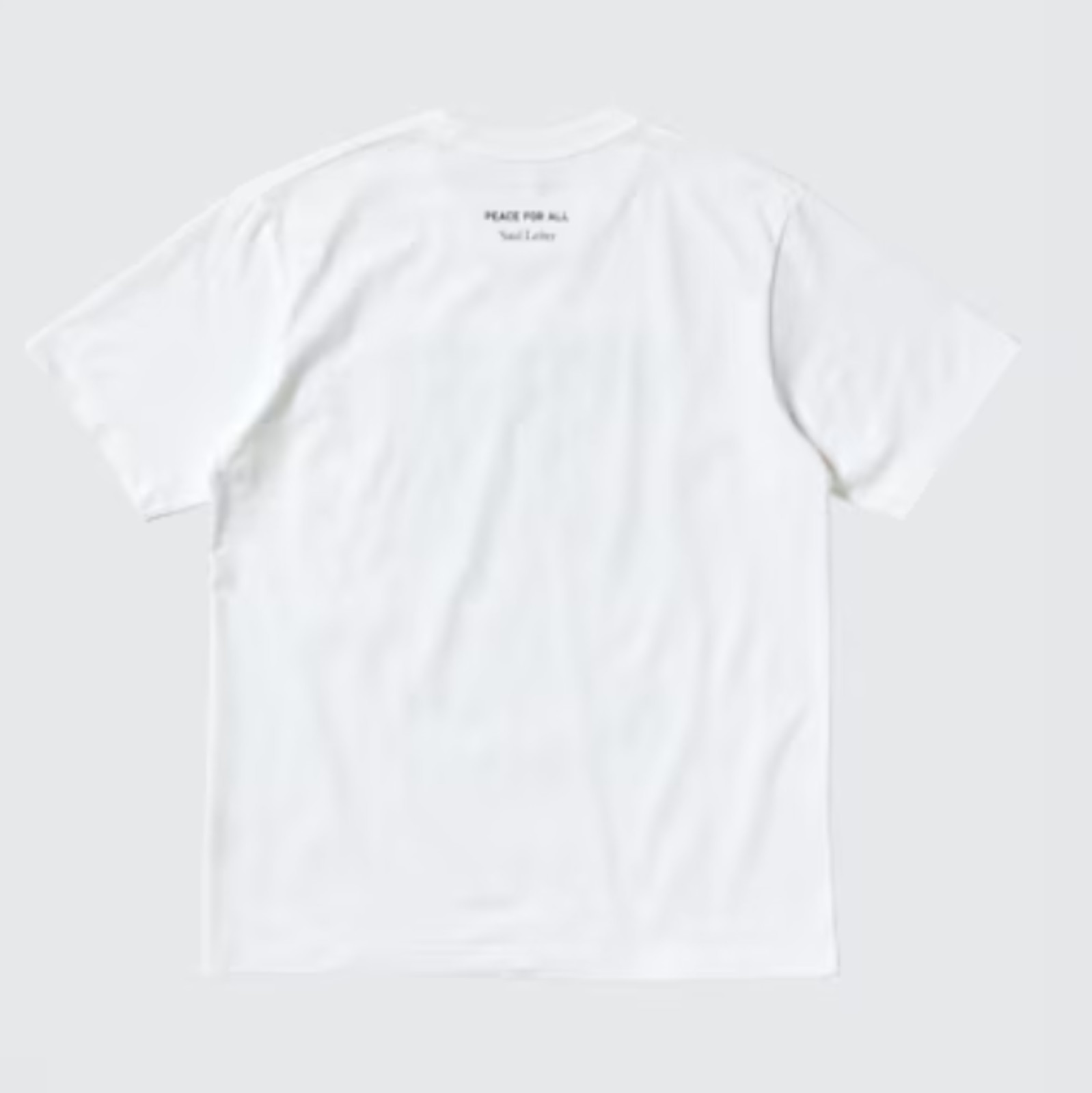 UNIQLO PEACE FOR ALL T-shirt / Saul Leiter White XS~4XL Unisex Men New Japan gallery