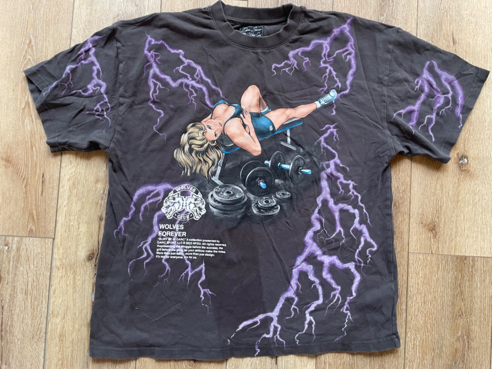 Darc Sport "Bury Me In Darc" oversized bodybuilding tshit Size L gallery