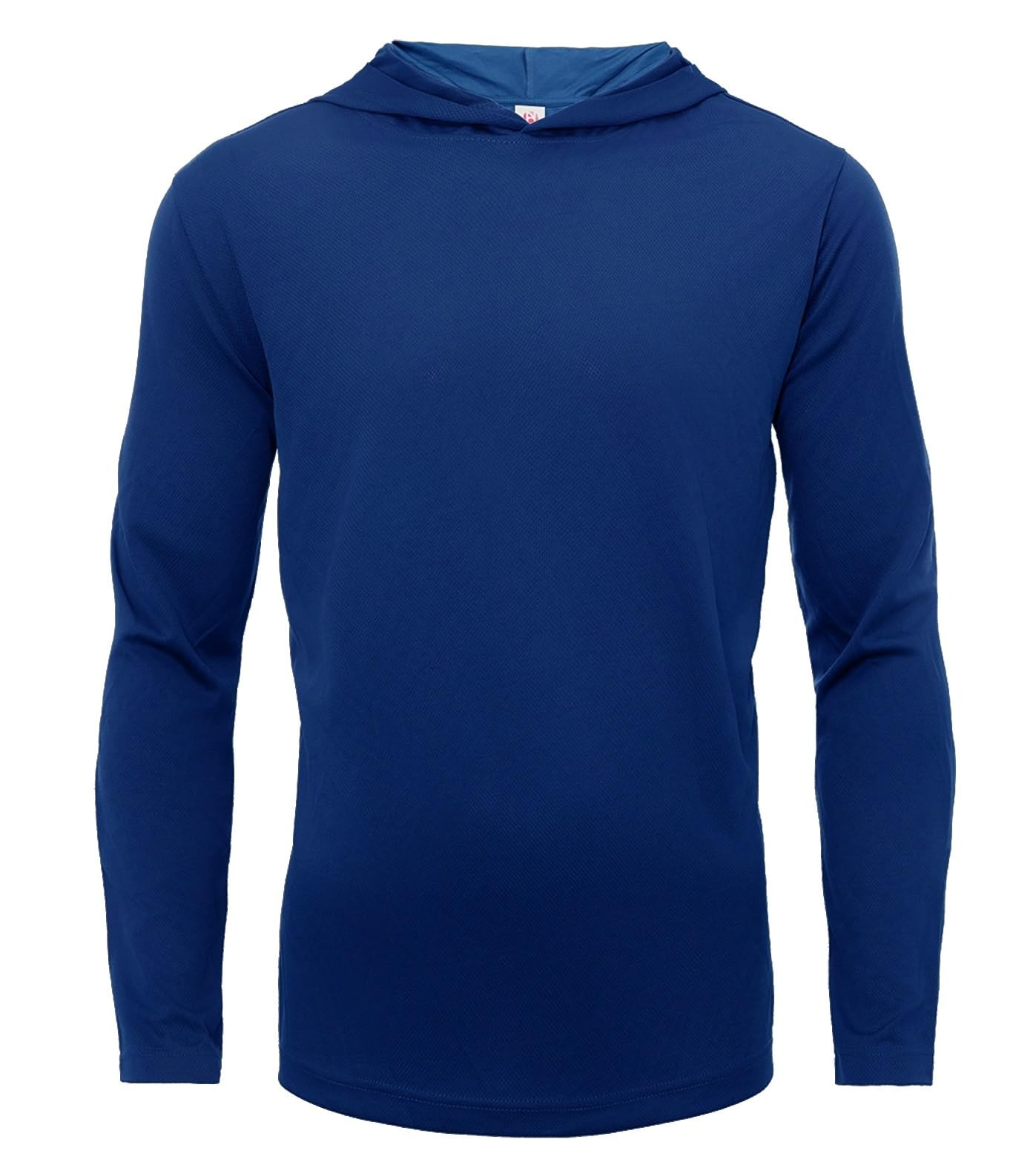 Men Long Sleeve Tee Shirts with Hooded 5 Pack Athletic Dry Fit Gym Work Shirt... gallery