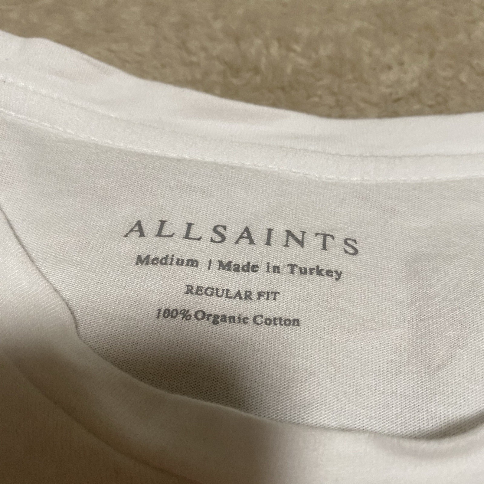 AllSaints Brace T-Shirts Mens M Short Sleeve Crewneck Cotton Ramskull Set of 3 gallery