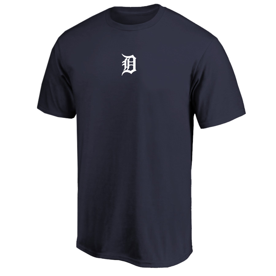 Detroit Tigers T-Shirt Primary Logo Soft Jersey Tee