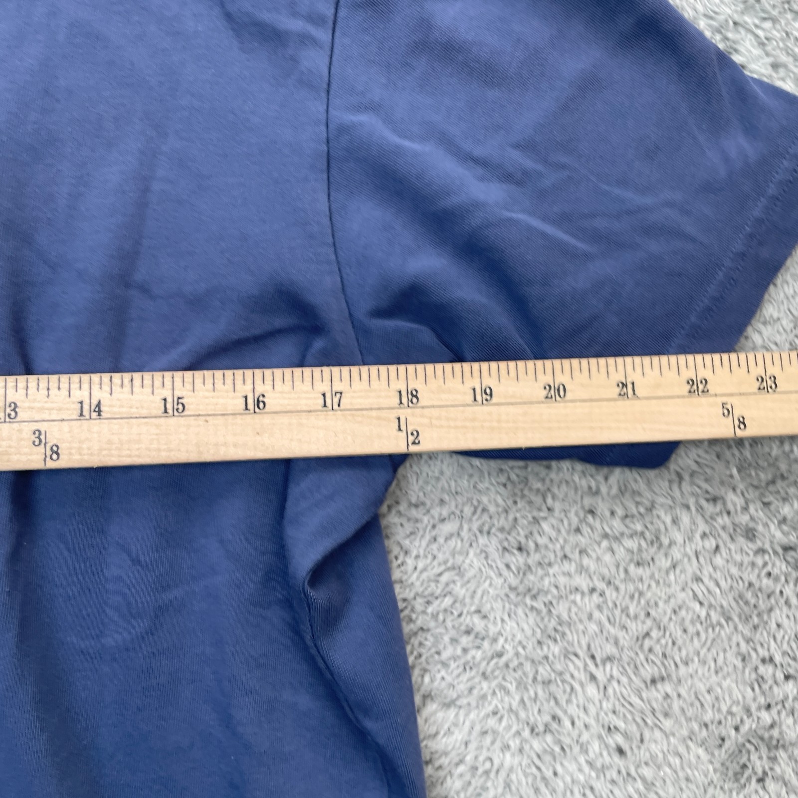 Uniqlo Shirt Mens Large Blue Dry Cotton Quick Drying Casual Wear Regular Fit gallery