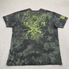 Affliction Chris Kyle American Sniper Shirt 3XL Green Camo Warrior Eagle Skull