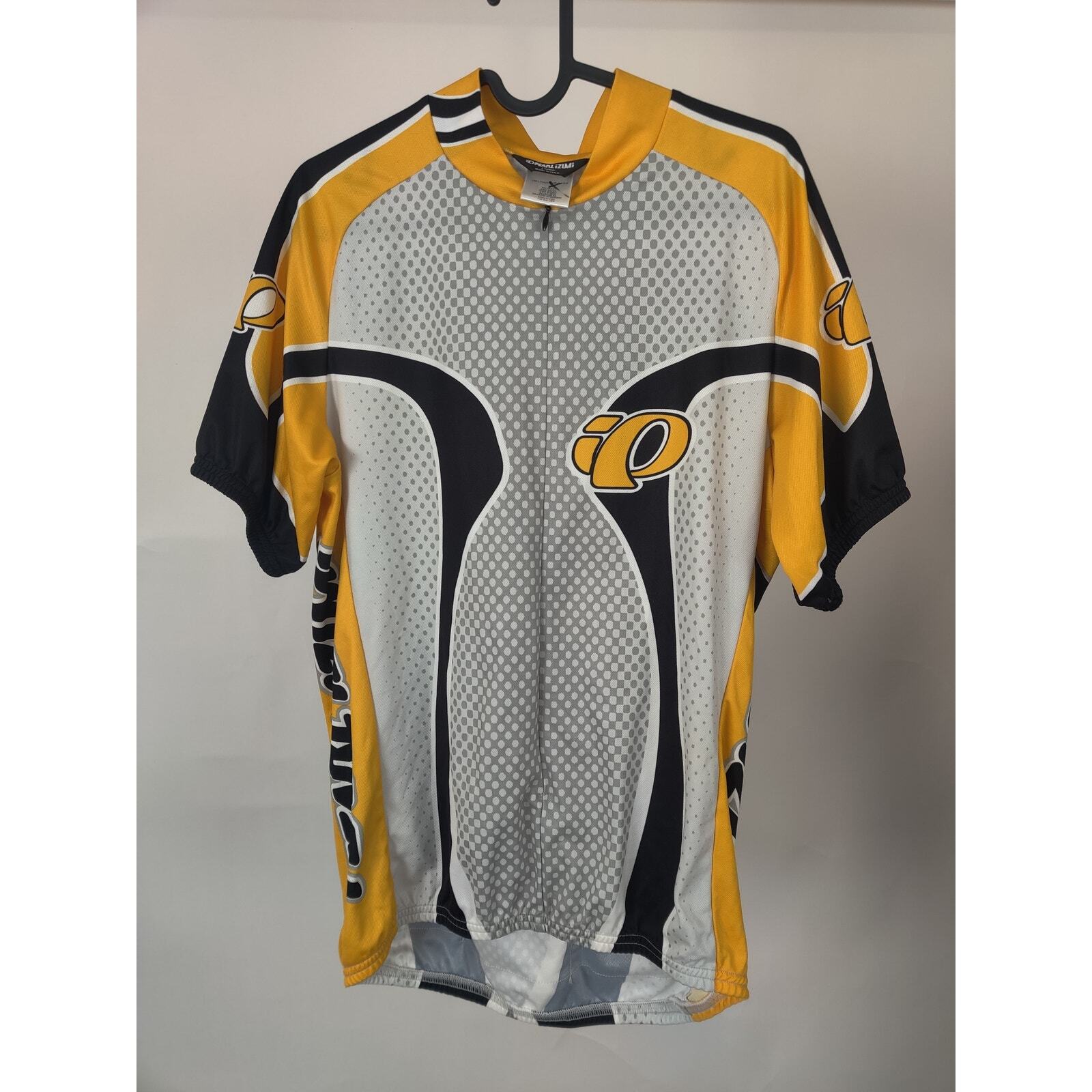 (V) Pearl Izumi Men cycling jersey sport lightweight sz L Made in USA gallery