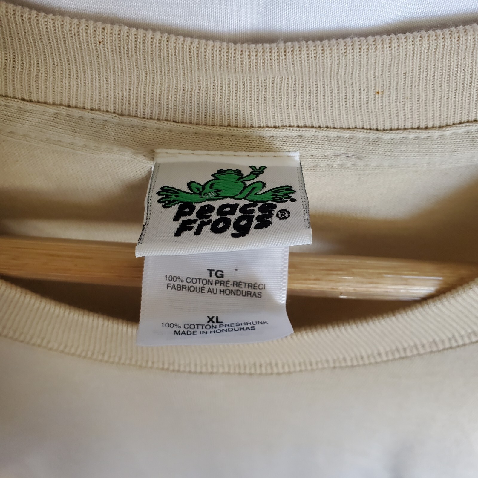 Rare Peace Frog T-shirt Men's Size XL Bull Frogs Rodeo Graphic gallery