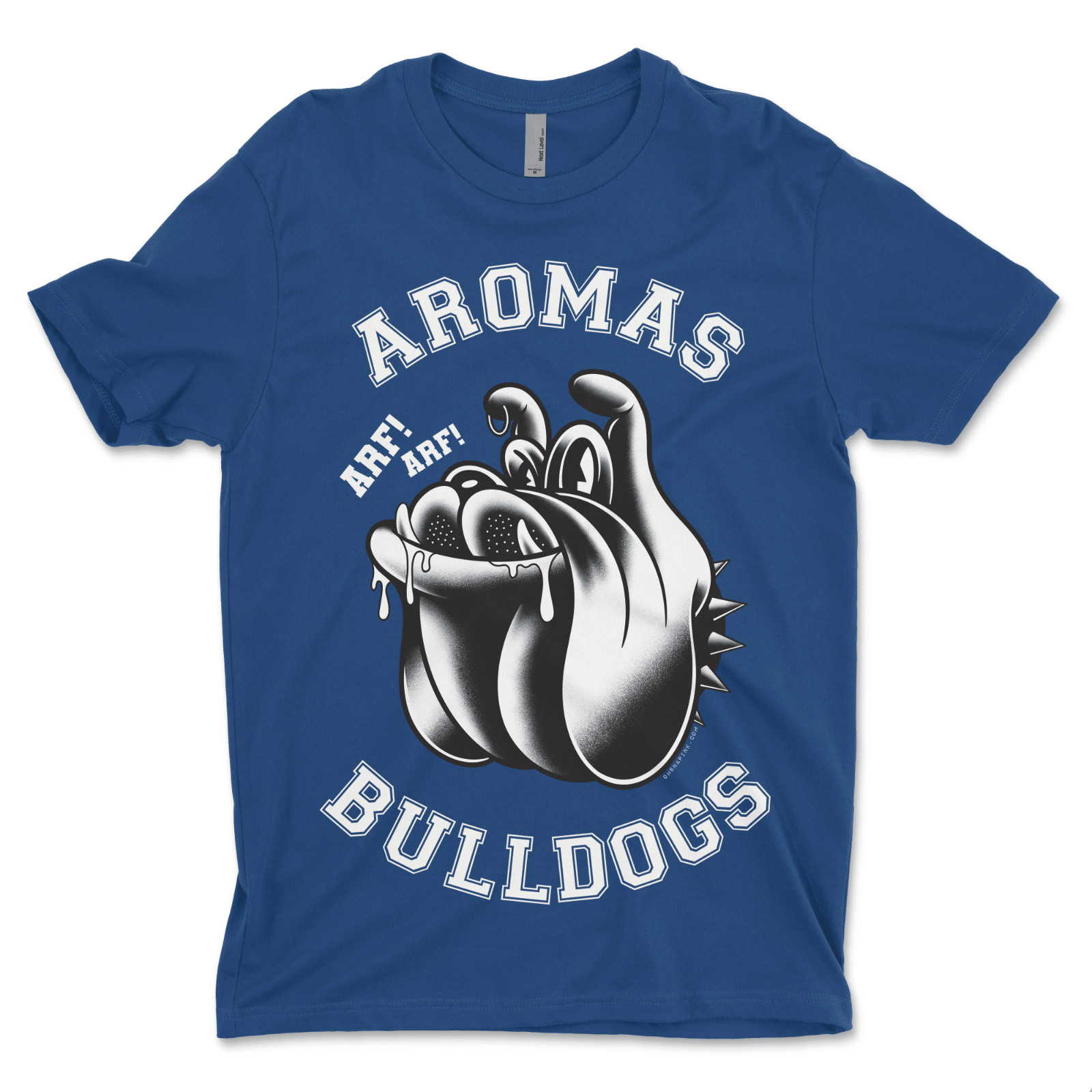 Aromas Bulldogs | Retro School Mascot Graphic T-Shirt by OH Snap! Ink gallery