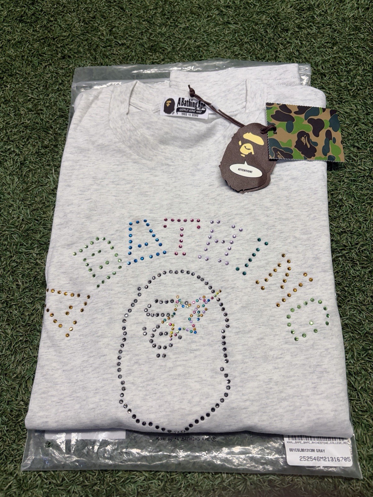 A Bathing Ape Rhinestone Collage Relaxed Fit Tee Size 3xl gallery