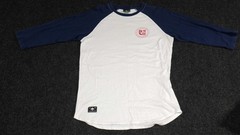 LRG Lifted Research Group Mens White and Blue Long Sleeve Shirt L