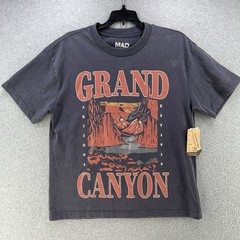 NWT Mad Engine Mens T-Shirt Small S Classic Crop Fit Heavy Weight ‘Grand Canyon’