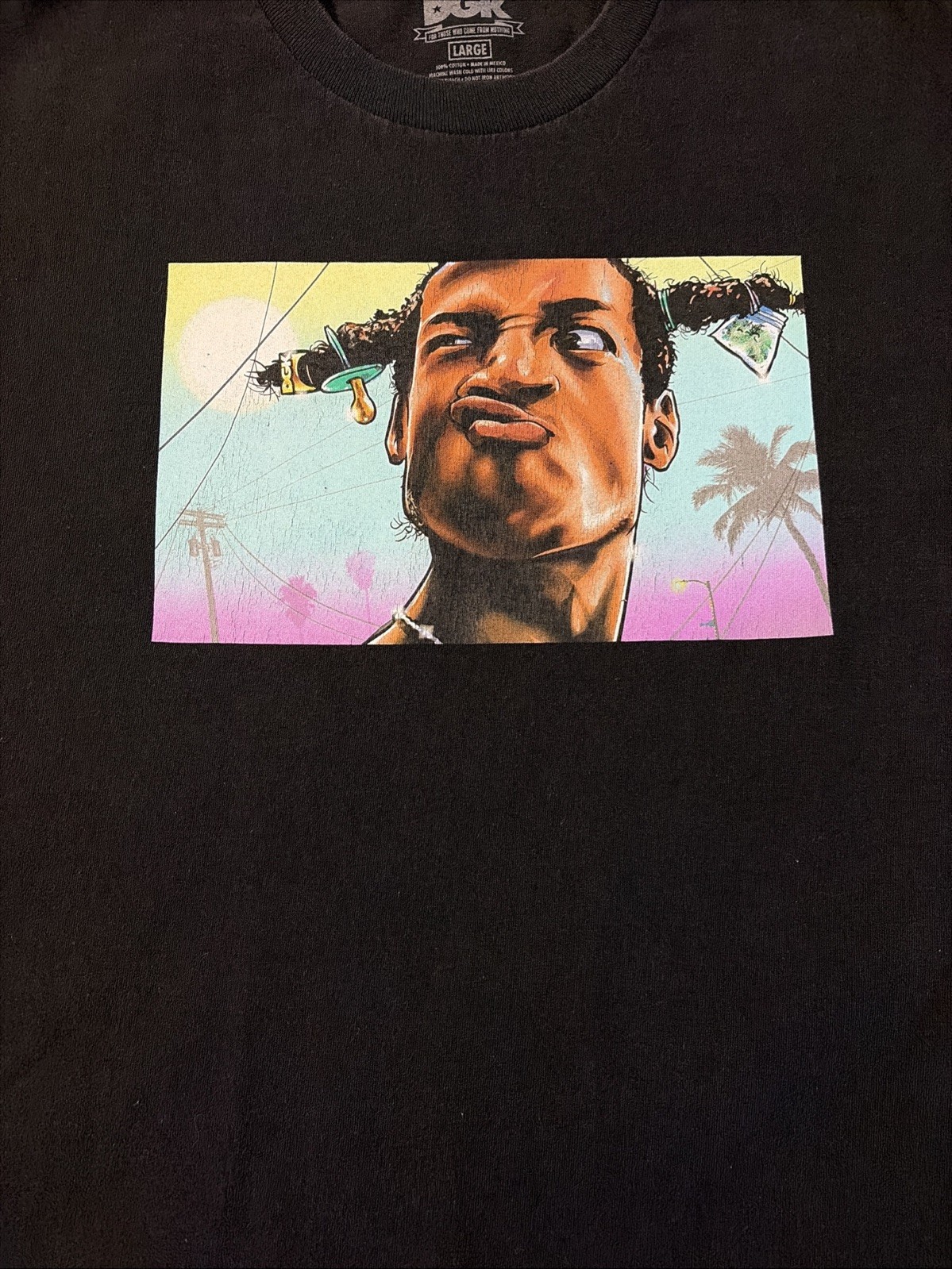 DGK Loc Dog Large T-Shirt Don’t Be A Menace To South Central….. Marlon Wayans gallery