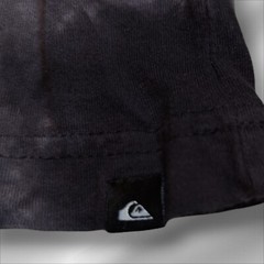 Quicksilver Black and Grey Marbled T-Shirt Medium