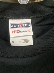 Lot of 2 – JERZEES Men’s Sleeveless/Muscle T-Shirts, S (34-36), 1-Navy & 1-Black