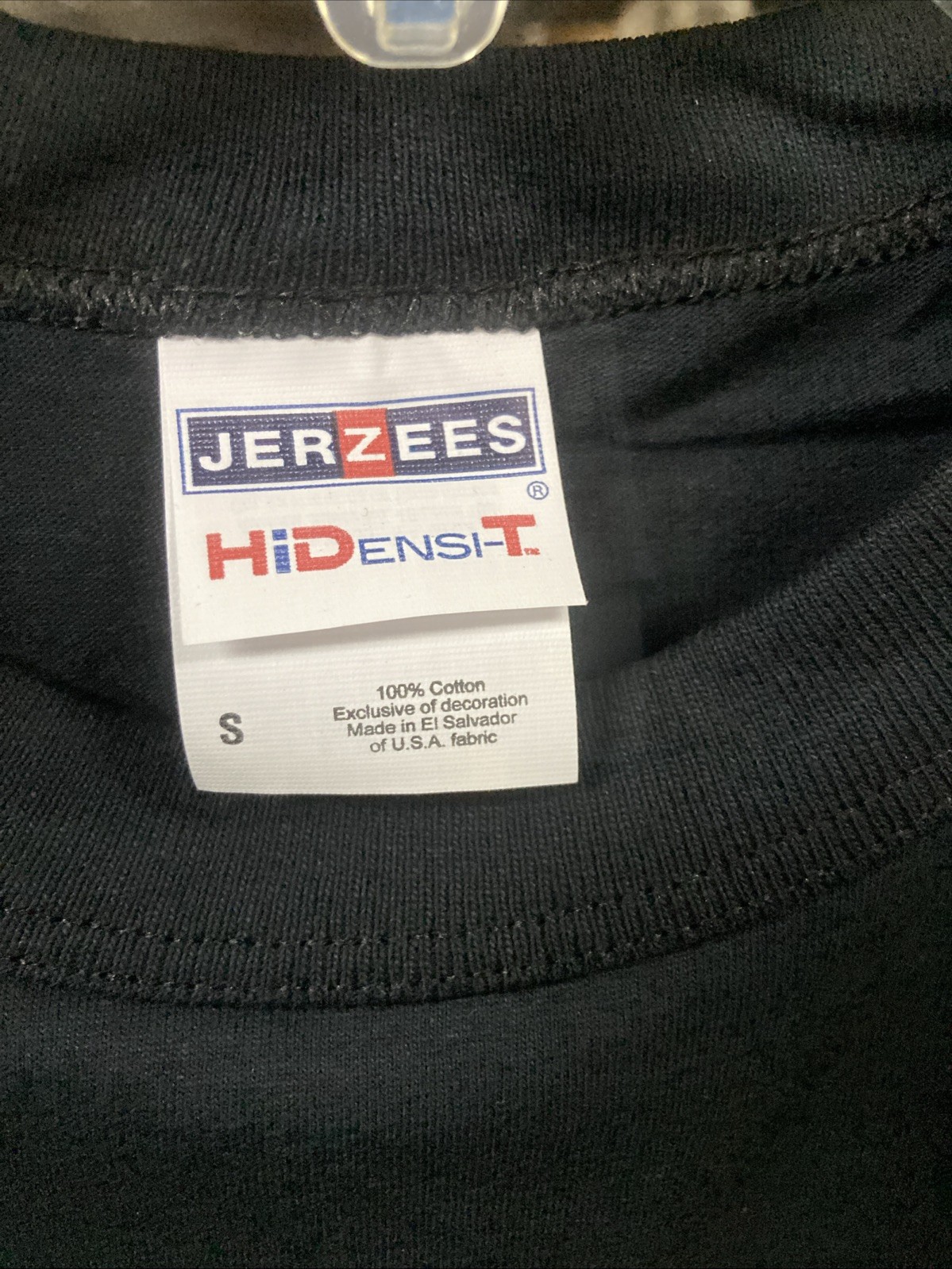 Lot of 2 - JERZEES Men's Sleeveless/Muscle T-Shirts, S (34-36), 1-Navy & 1-Black gallery