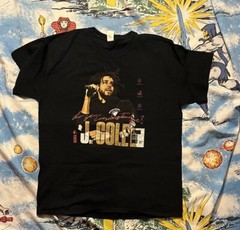 J cole 4 your eyes only graphic concert t shirt Black rap Tee Large Tour Hip Hop