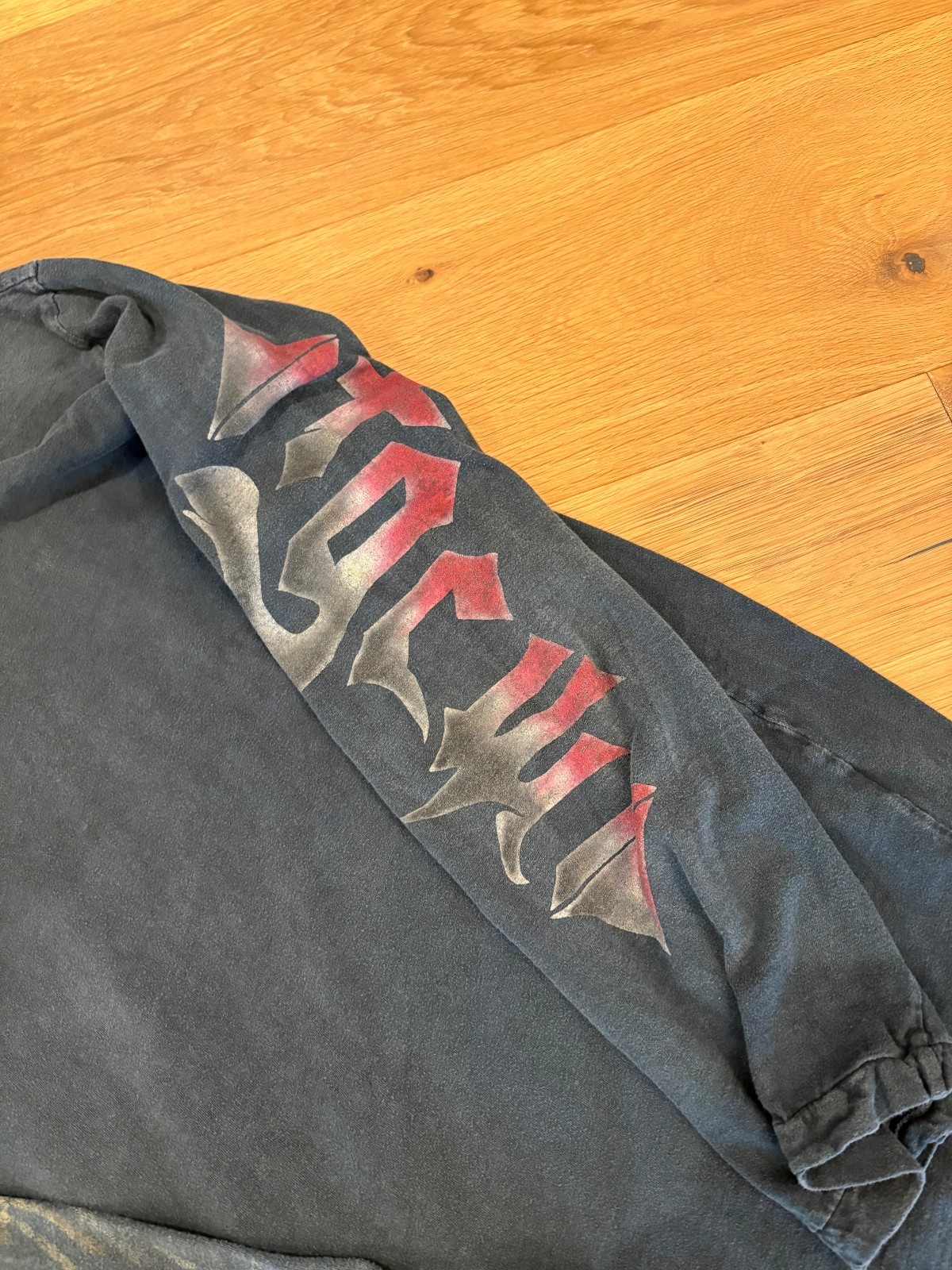 Vintage The Great China Wall Tattoo Long Sleeve RARE Large gallery