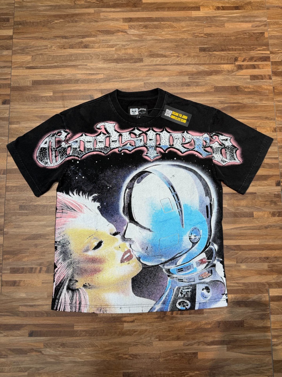 Godspeed tee shirt Black/Green S-M-L-XL