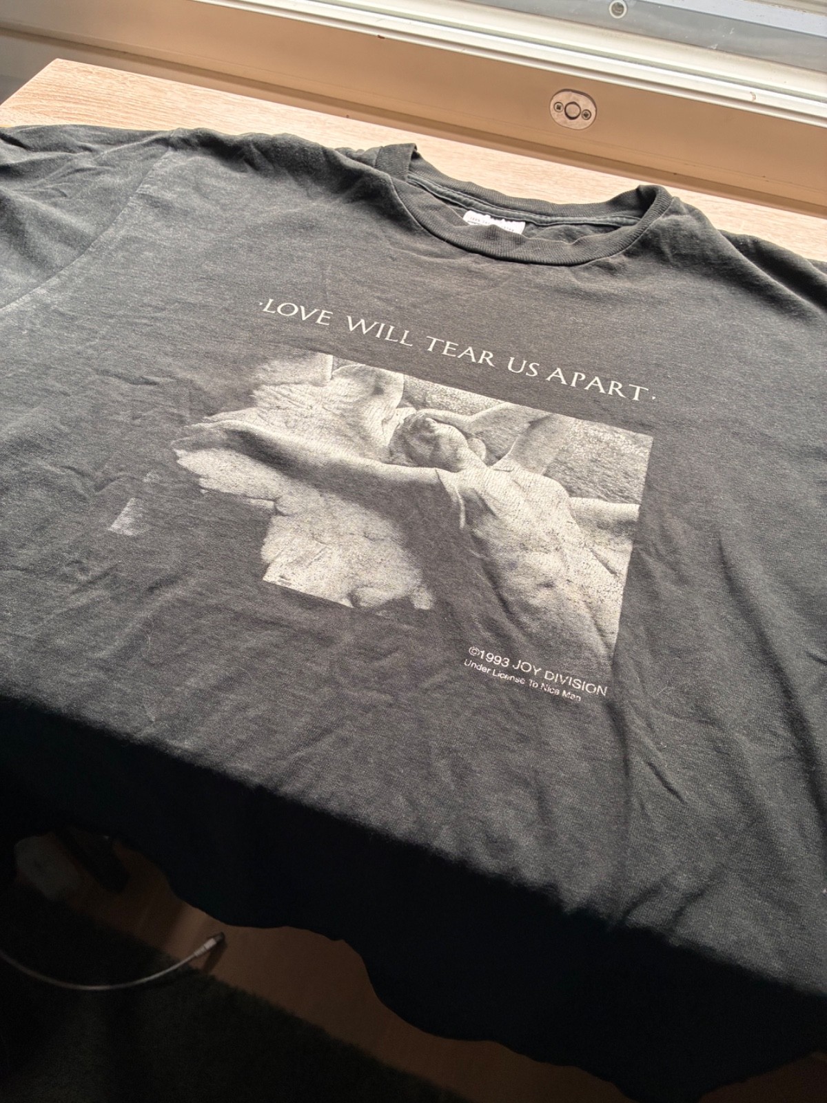 Joy Division vintage t shirt 90s band L black gallery