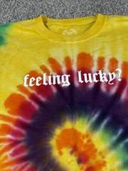 Lucky Strike XL Multicolor Tie-Dye Crew Neck Short Sleeve Graphic Tee