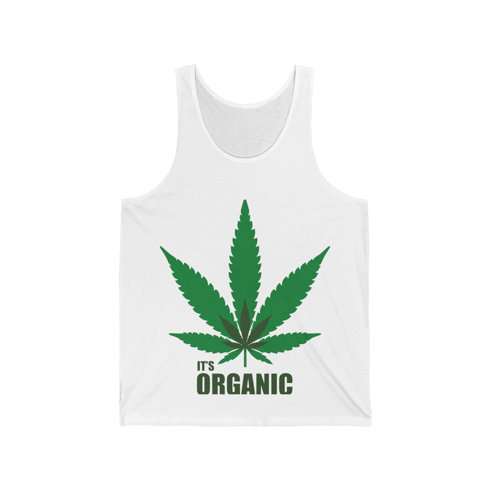 Cannabis "Its Organic" Unisex Jersey Tank gallery