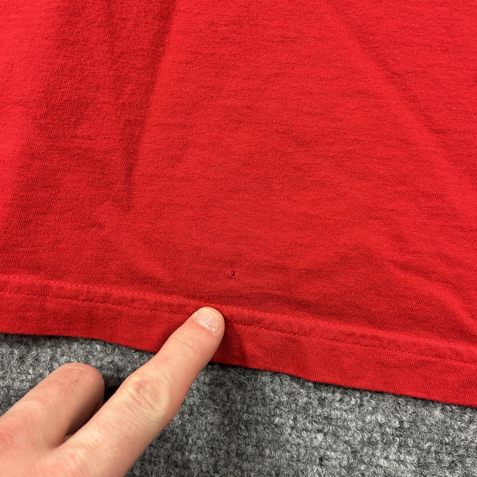 Apple Employee IMac Shirt Mens Medium Red Graphic Logo Tee American Apparel Mac gallery