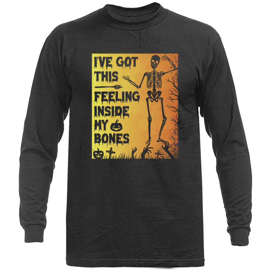 Halloween Costume Spooky Witches Pumpkin Ghost Long Sleeve T-Shirt