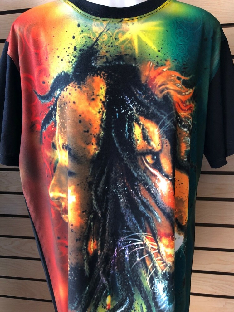 Bob Marley “Illuminated Rasta” T-Shirt